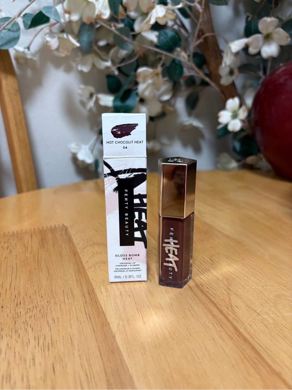 Fenty Beauty Gloss Bomb Heat HOT CHOCOLIT HEAT 04, Full Sz 0.3oz,BNIB, Authentic